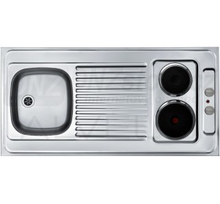 Nerezový dřez s elektrickým vařičem Alveus Combi electra 120