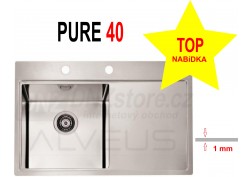 Nerezový dřez Alveus Pure 40