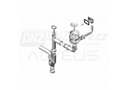 Alveus sifon s odtokem 3 1/2” - jednoduchý 1XSP 114 - PP