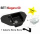 SET granitový dřez Alveus Niagara 60 + BATERIE různé druhy