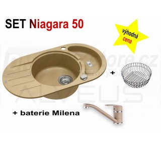 SET Alveus Niagara 50 + Milena + deska