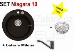 SET granitový dřez Alveus Niagara 10 + BATERIE různé druhy