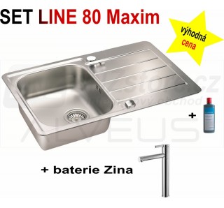 SET Alveus Line Maxim 80 + Zina + čistič