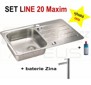 SET Alveus Line Maxim 20 + Zina + čistič