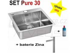 SET nerezový dřez Alveus Pure 30 + BATERIE různé druhy + DÁREK zdarma