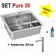 SET nerezový dřez Alveus Pure 30 + BATERIE různé druhy + DÁREK zdarma
