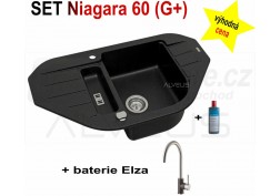 SET granital (G+) dřez Alveus Niagara 60 + BATERIE různé druhy