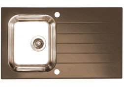 Skleněný nerezový dřez Alveus Glassix 10 vlastní motiv