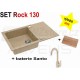 SET granitový dřez Alveus Rock 130 + BATERIE různé druhy