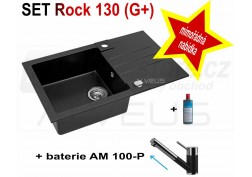 SET granital (G+) dřez Alveus Rock 130 + BATERIE různé druhy