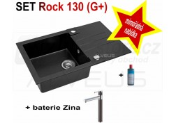 SET granital (G+) dřez Alveus Rock 130 + BATERIE různé druhy