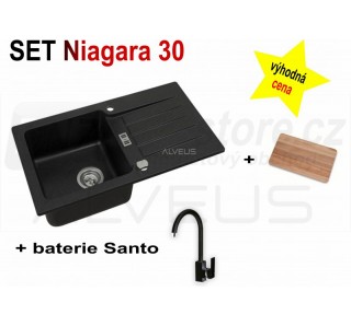 SET Alveus Niagara 30 + Santo/Lucy + deska
