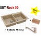 SET granitový dřez Alveus Rock 90 + BATERIE různé druhy