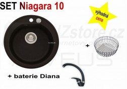 SET granitový dřez Alveus Niagara 10 + BATERIE různé druhy