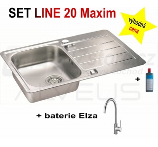 SET Alveus Line Maxim 20 + Elza + čistič