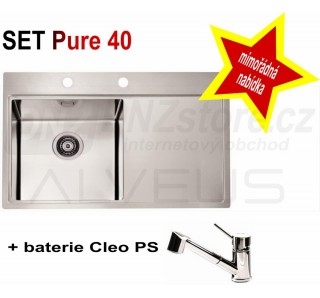SET Alveus Pure 40 + Cleo-PS + čistič